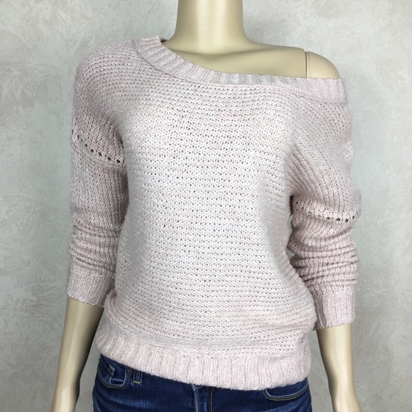 aerie Sweaters - 3/$35 Aerie Pink Knit Scoop-neck Sweater